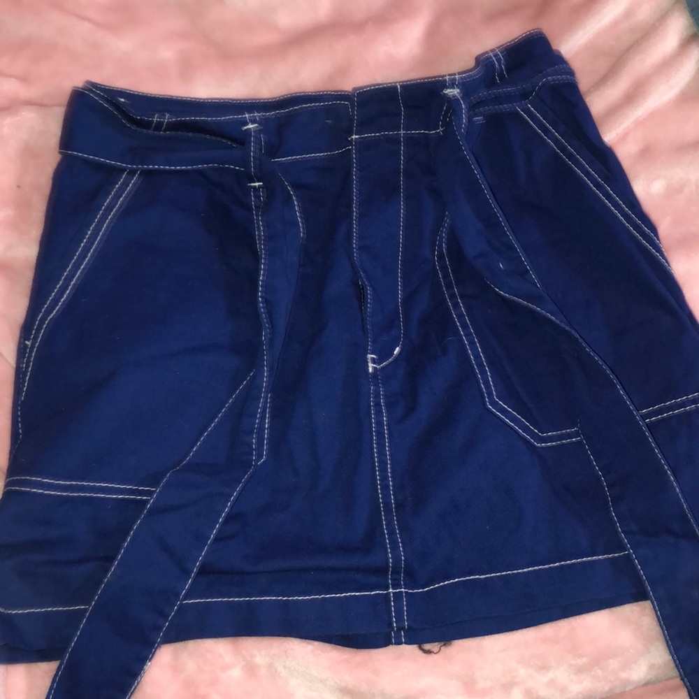 Blue skirt